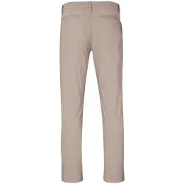 Mens Superb Stretch Chino Pants Stone Back
